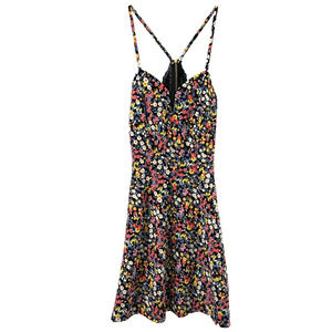 No‎ Boundaries Sundress Juniors Large 11-13 Floral Open Back Lace Fairy Whimsy